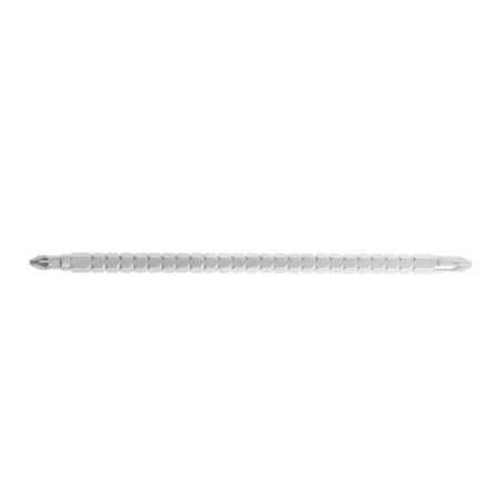Simple sting for a screwdriver of tundra, CRV, bilateral, PZ1 - PZ2, 160 mm-4