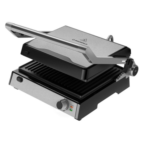 Electric grill Maunfeld MF-1324S, 2000 W, anti-stick coating, 29x24 cm, gray-1