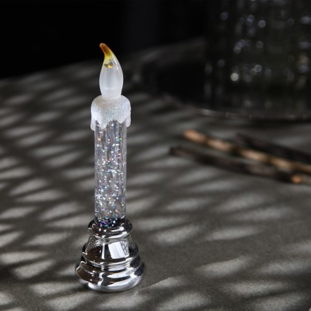 LED figure “Silver Wind” 5 × 17 × 5 cm, plastic, sparkles, batteries AG10x3, glow RGB-1