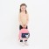Baby backpack on lightning, 3 outer pockets, pink color
