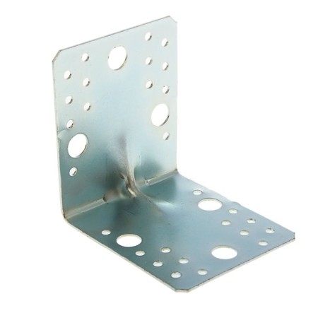 Fixed reinforced corner 105 x 105 x 90 x 2 mm, galvanized