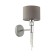 Sconces santiago, e27 1x60W, chrome color, gray