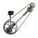 Sconces "bicycle" E27 40W black 59x19x30cm