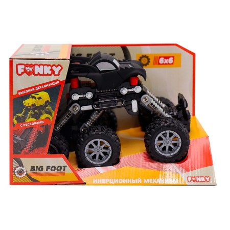 Inertial Funky Toys “SUV” machine, black color-3