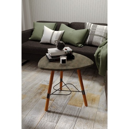 Comeric Lucia table 2104, 505x505x490, black/beech/oak Marron-2