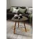 Comeric Lucia table 2104, 505x505x490, black/beech/oak Marron