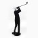 Figure Polystone "Golf player" 7.5 x 10 x 28 cm