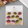 Set of buttons of decorative wood "Small hedgehogs" set 10 pcs mix 1.7x2.3 cm