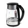 Electric kettle Leonord Le-1513, glass, 1.7 l, 2200 watts, silver