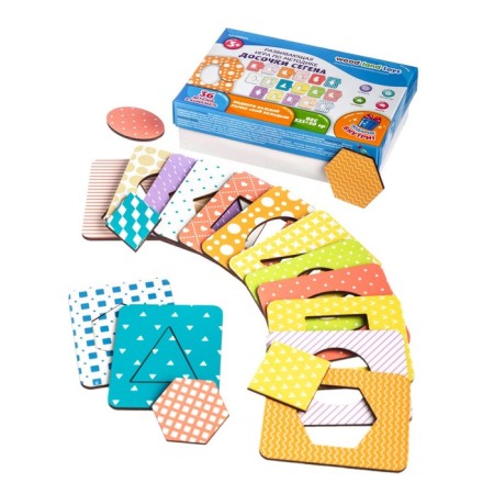 Segen boards “Figures -1”, set of 18 pcs.