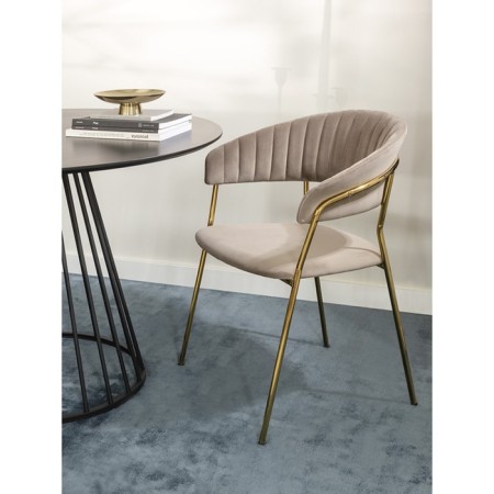 Stefany chair, 515 × 600 × 785 mm, velor, gray color-6