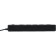 Network filter Garrison 2.0 EPS-5-B-3, 5 P, 10A, 3M, Ur. Protection 2+, black