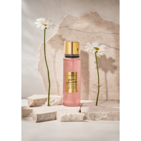 Body spray perfumed Roxanne Love Charm, with shimmer, 165 ml
