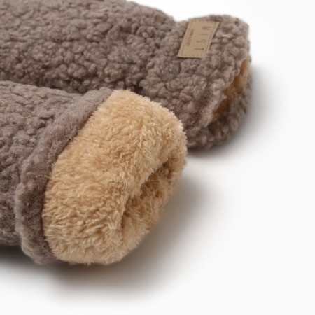 Women's mittens for lawsuit. Mehu Mist, rr. 26cm, brown-7
