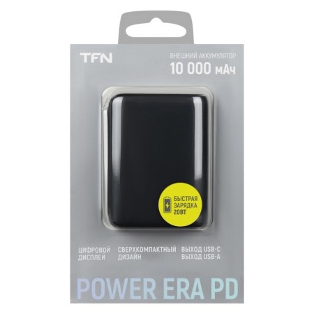 External Power Era 10 PD, USB-A, USB-C, 10,000 mAh, fast charging, black-5