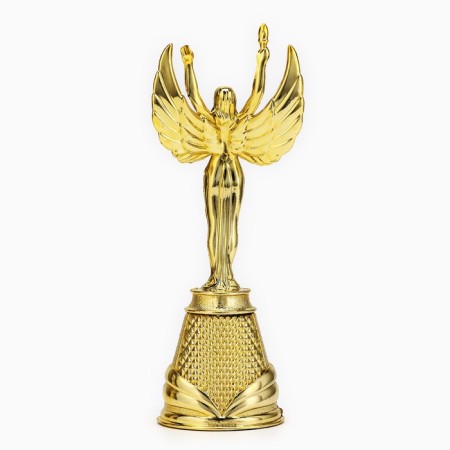 The Nick Award Cup “hot and rabbit”, plastic, gold, 19.3 x 7 cm.-2
