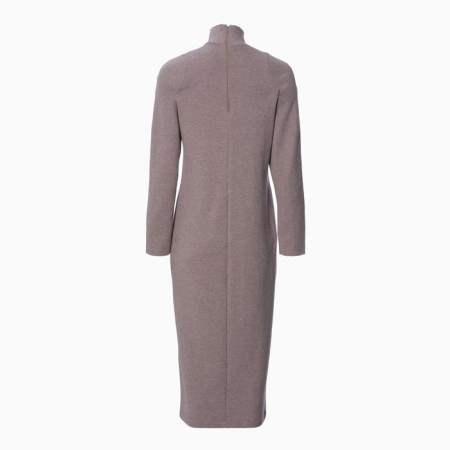 Women's dress, color coffee melange, size 48-7