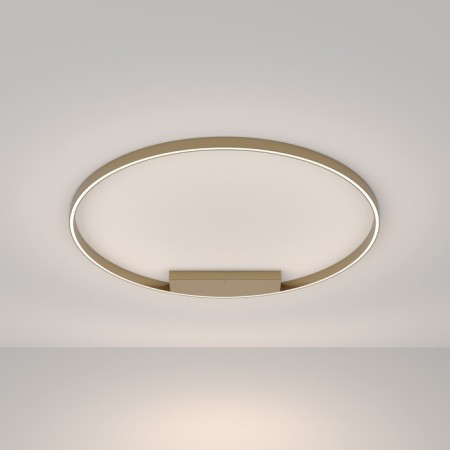 Ceiling Lamp Maytoni Mod058CL-L65BSK, LED, 59W, 100x100x3.5 cm, 2210lm, brass color-2