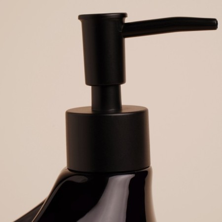 A soap dispenser with a Savanna drop sponge stand, 450 ml, black color-3