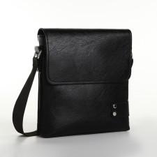 Male bag, black color