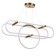 Bayerlux "Velli" 3xLLED 117W 4000k gold 90x20x90 cm