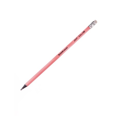 Chernographic pencil with Erichkrause "Pastel", HB, Grifel D = 2.2 mm, plastic, round in a tube, pastel mix-10