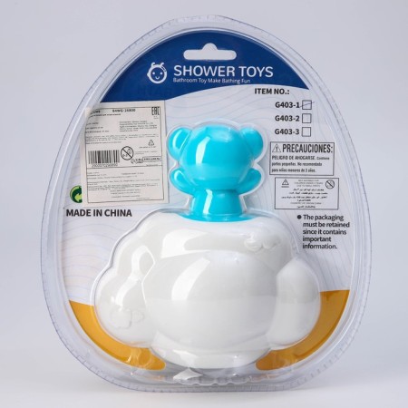 Bath toy "Elephant on a Cloud", with a spray-5