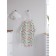 Apron of a kitchen with a photo print "Rainbow of hearts", adjustable, size OS