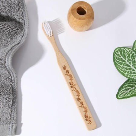 Bamboo toothbrush with a stand “Blave”, 4.3 × 18.5 × 4.3 cm-2