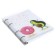 Notebook on rings, 80 sheets in the cell "avocado and donut", plastic cover, foil embossing, shift unit 70 g/m2