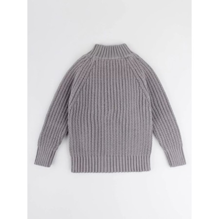 Sweater Children's Knitted Amarobaby Warm, height 92 cm, color gray color-11