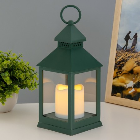 Nightlight "light" LED 3W 4000k 3x AAA Green 10.5x10.5x24cm Risalux-1