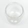 Round plastic aquarium, 1.2 liters