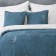 The Liberty set: a cover of 160 x 220 cm, pillowcases 40 x 40 cm - 2 pcs, blue