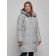 Coat insulated winter female, size 48, color gray