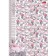 A4 notebook, 80 sheets in a cage on the crest of Floral Collection, covered Cardboard, matte lamination, block 65 g/m2, 4v mix