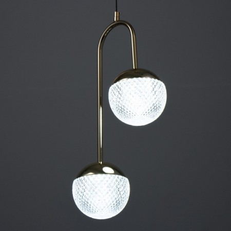 Lamp Bayerlux "Jaso" 2hLED 40W gold 23x12x43 cm-5