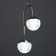 Lamp Bayerlux "Jaso" 2hLED 40W gold 23x12x43 cm