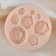Mold Silicon "Rose Set" 3.5x1 2.9x0.7 2.5x0.5 2.3x0.3 1.9x0.3 1.4x0.5 1.1x0.4