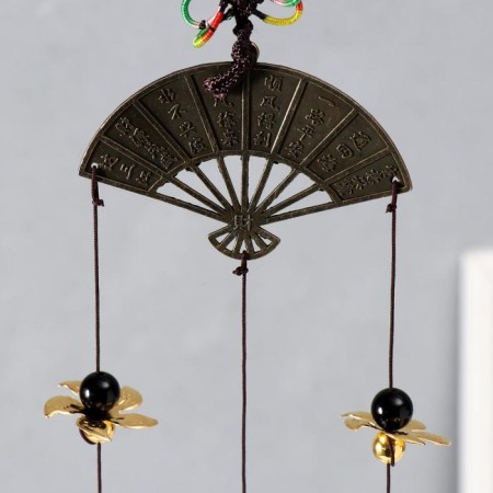 Wind Music Metal "Fan" 3 bells 27.5 cm-1