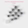 A set of pastry troops, d = 1.8 cm, 12 pcs, adapter, mix nozzles