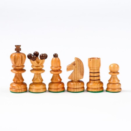 Chess Polish Madon "Pearls", 40.5 x 40.5 cm, King H-8.5 cm, Pig H-5 cm-7