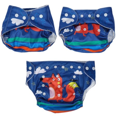 Reusable diaper "Fox"-9