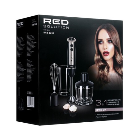Red Solution RHB-2948, submersible, 1200 W, 0.5/0.6 l, 5 speeds, black-9