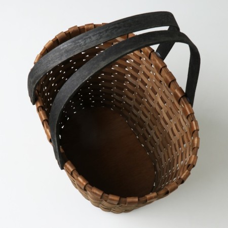 Wicker basket, 28.5 x 23 x h23/38.5 cm, sequoia-2