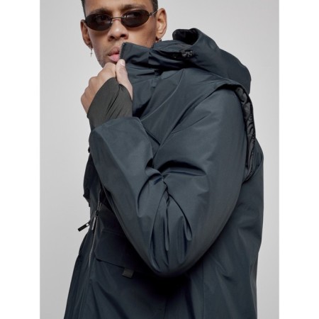 Luy jacket transformer male winter, size 52, dark blue color-20