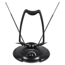 Антенна телевизионная Hyundai H-TAI200 15дБ активная черный каб.:1.35м