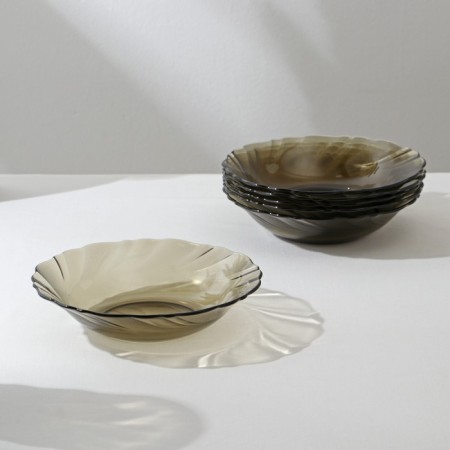 Alta Marea table set, 30 items, glass, haze-3