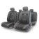 Autoshels Universal Comfort COM-1105GP black, 11 items