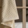 Terry towel Pasionaria "Memo", 450 gr, size 70x140 cm, cream color